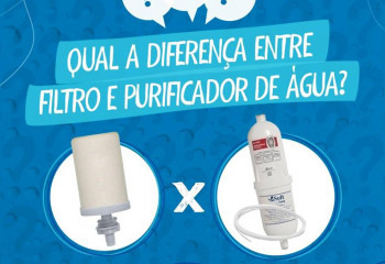 Qual a diferença entre filtro e purificador de água?